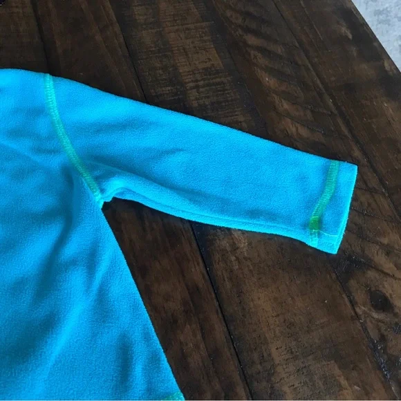 The Black Dog Kids Blue Quarter-Zip Fleece Pullover Size 18 months - Picture 2 of 12